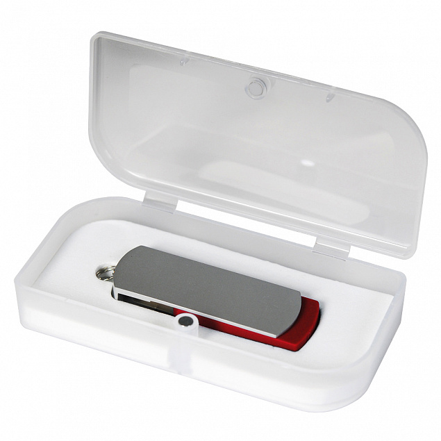 USB Флешка, Elegante, 16 Gb, красный, в подарочной упаковке с логотипом в Астрахани заказать по выгодной цене в кибермаркете AvroraStore