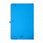 Бизнес-блокнот А5 FLIPPY, голубой, твердая обложка, в линейку с логотипом в Астрахани заказать по выгодной цене в кибермаркете AvroraStore