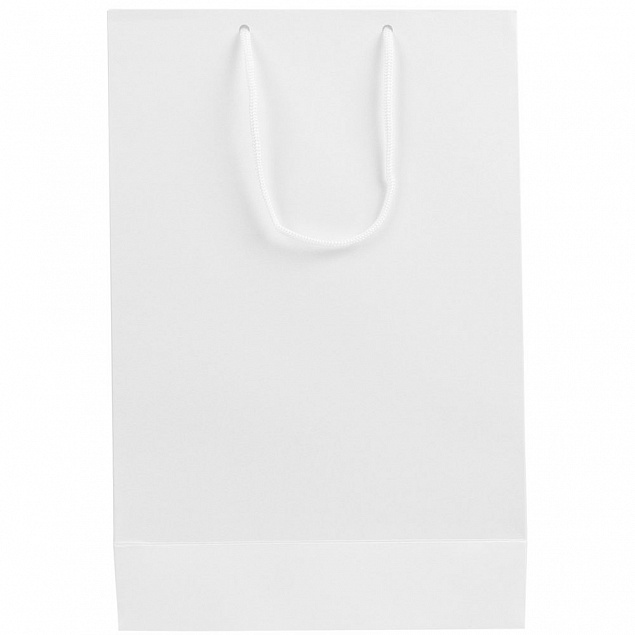 Пакет бумажный «Блеск», средний, белый с логотипом в Астрахани заказать по выгодной цене в кибермаркете AvroraStore