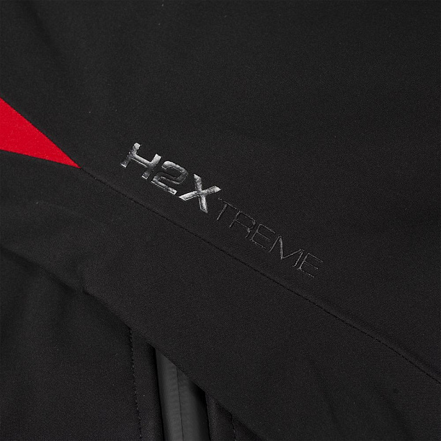Куртка софтшелл мужская Patrol, черная с красным с логотипом в Астрахани заказать по выгодной цене в кибермаркете AvroraStore