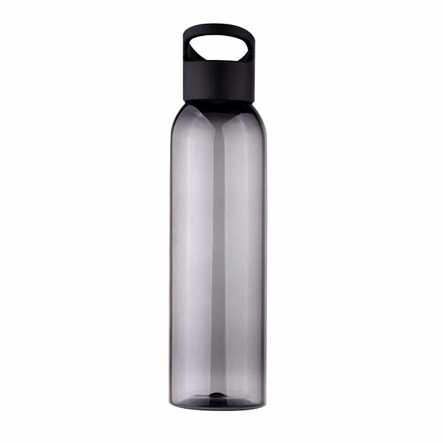 Бутылка пластиковая для воды SPORTES - Черный AA с логотипом в Астрахани заказать по выгодной цене в кибермаркете AvroraStore