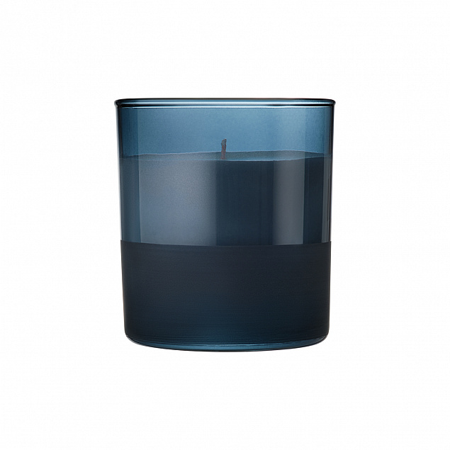 Ароматическая свеча, Sapphire, синяя с логотипом в Астрахани заказать по выгодной цене в кибермаркете AvroraStore