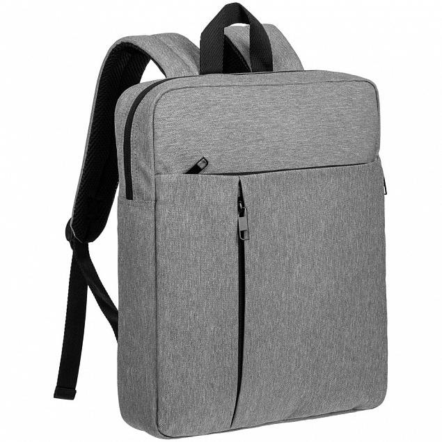 Рюкзак для ноутбука Burst Oneworld, серый с логотипом в Астрахани заказать по выгодной цене в кибермаркете AvroraStore