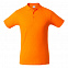 Рубашка поло мужская SURF, оранжевая с логотипом в Астрахани заказать по выгодной цене в кибермаркете AvroraStore