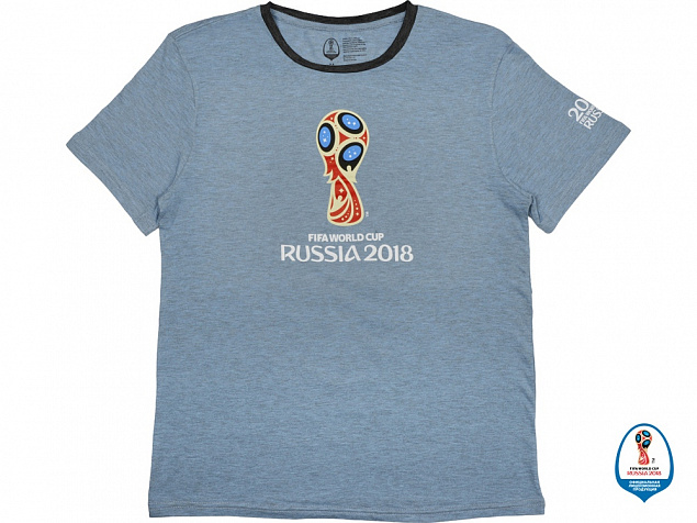Футболка 2018 FIFA World Cup Russia™ мужская с логотипом в Астрахани заказать по выгодной цене в кибермаркете AvroraStore