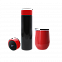 Набор Hot Box Duo CB grey (черный с красным) с логотипом в Астрахани заказать по выгодной цене в кибермаркете AvroraStore