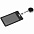 Чехол для пропуска с ретрактором Devon, черный с логотипом в Астрахани заказать по выгодной цене в кибермаркете AvroraStore