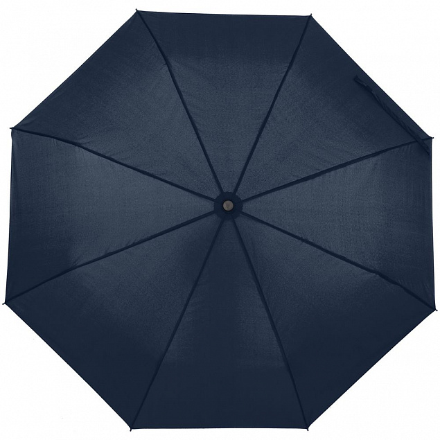 Зонт складной Monsoon, темно-синий с логотипом в Астрахани заказать по выгодной цене в кибермаркете AvroraStore