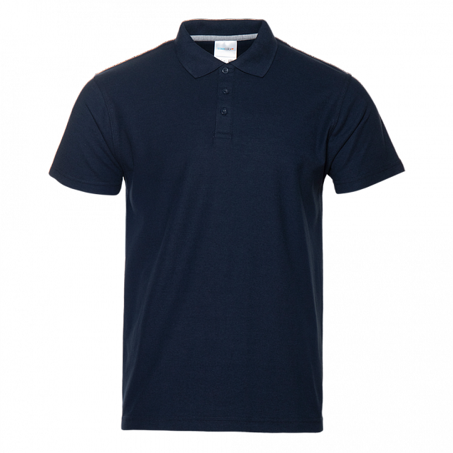Рубашка поло Рубашка мужская 104 Тёмно-синий с логотипом в Астрахани заказать по выгодной цене в кибермаркете AvroraStore