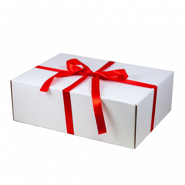 Подарочная лента для универсальной подарочной коробки 350*255*113 мм, красная, 20 мм с логотипом в Астрахани заказать по выгодной цене в кибермаркете AvroraStore