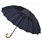 Зонт-трость Big Boss, темно-синий с логотипом в Астрахани заказать по выгодной цене в кибермаркете AvroraStore