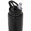 Спортивная бутылка Moist, черная с логотипом в Астрахани заказать по выгодной цене в кибермаркете AvroraStore