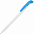 Ручка шариковая Favorite, белая с синим с логотипом в Астрахани заказать по выгодной цене в кибермаркете AvroraStore