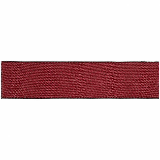 Лейбл тканевый Epsilon, S, бордовый с логотипом в Астрахани заказать по выгодной цене в кибермаркете AvroraStore