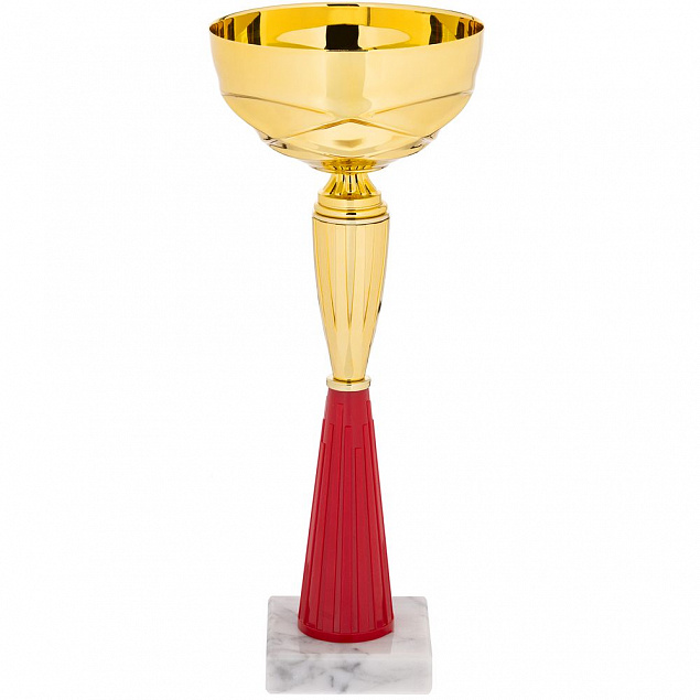 Кубок Kudos, средний, красный с логотипом в Астрахани заказать по выгодной цене в кибермаркете AvroraStore