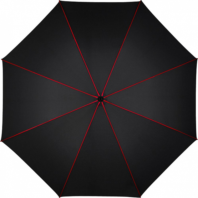 Зонт-трость Seam, красный с логотипом в Астрахани заказать по выгодной цене в кибермаркете AvroraStore