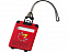 Бирка для багажа Taggy, красный с логотипом в Астрахани заказать по выгодной цене в кибермаркете AvroraStore