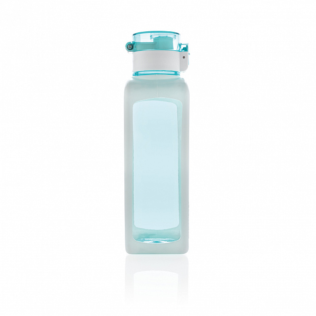 Квадратная вакуумная бутылка для воды, бирюзовый с логотипом в Астрахани заказать по выгодной цене в кибермаркете AvroraStore