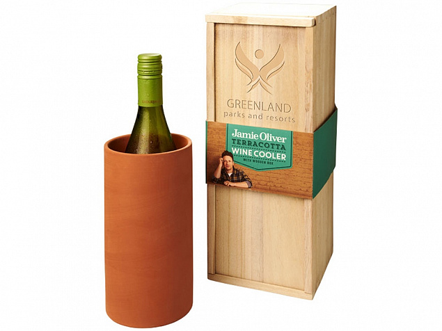 Охладитель вина Terracotta с логотипом в Астрахани заказать по выгодной цене в кибермаркете AvroraStore