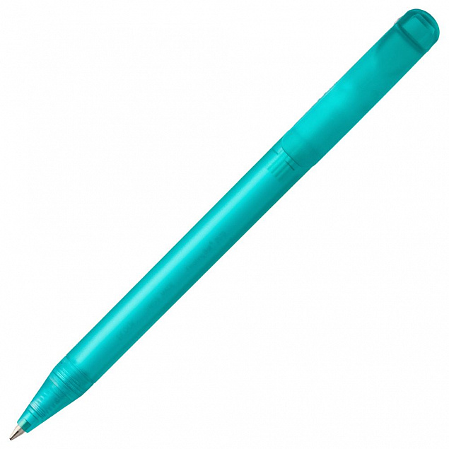 Ручка шариковая Prodir DS3 TFF Ring, бирюзовая с серым с логотипом в Астрахани заказать по выгодной цене в кибермаркете AvroraStore