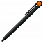 Ручка шариковая Prodir DS1 TMM Dot, черная с оранжевым с логотипом в Астрахани заказать по выгодной цене в кибермаркете AvroraStore