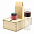 Подарочный набор Ченз, (черный чай, мед с фундуком и какао) с логотипом в Астрахани заказать по выгодной цене в кибермаркете AvroraStore