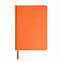 Ежедневник недатированный Anderson, А5,  оранжевый, белый блок с логотипом в Астрахани заказать по выгодной цене в кибермаркете AvroraStore