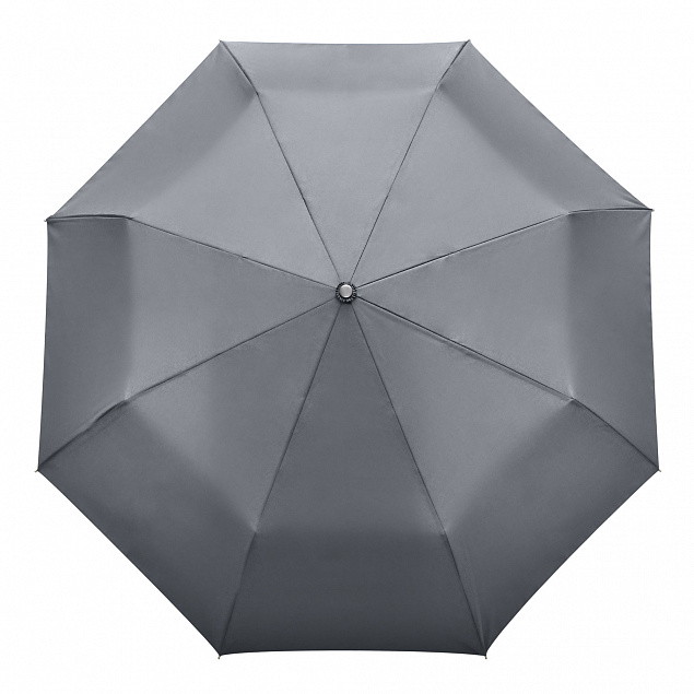 Зонт складной Nord, серый с логотипом в Астрахани заказать по выгодной цене в кибермаркете AvroraStore