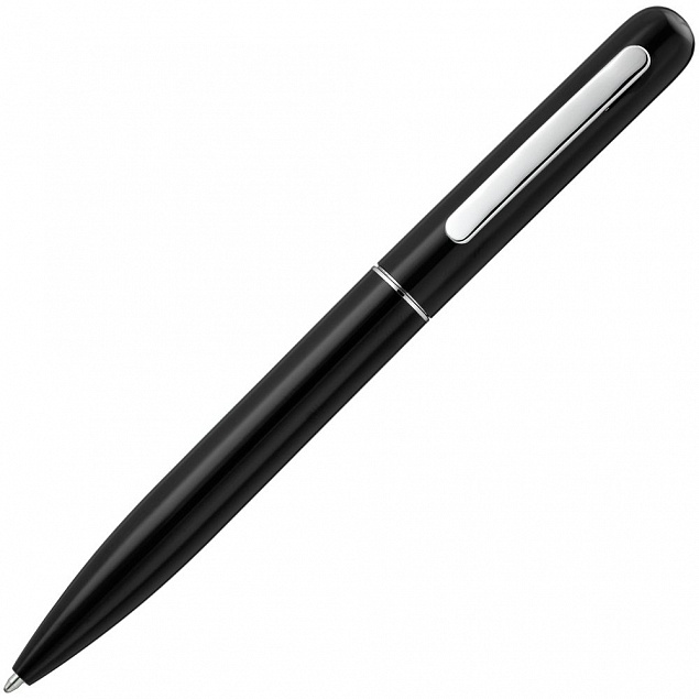 Ручка шариковая Scribo, черная с логотипом в Астрахани заказать по выгодной цене в кибермаркете AvroraStore