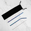 Набор многоразовых трубочек гальванических Оnlycofer Х black (спектр) с логотипом в Астрахани заказать по выгодной цене в кибермаркете AvroraStore