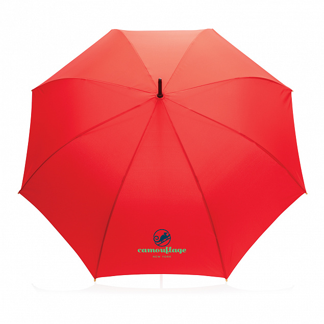 Плотный зонт Impact из RPET AWARE™ с автоматическим открыванием, 27" с логотипом в Астрахани заказать по выгодной цене в кибермаркете AvroraStore