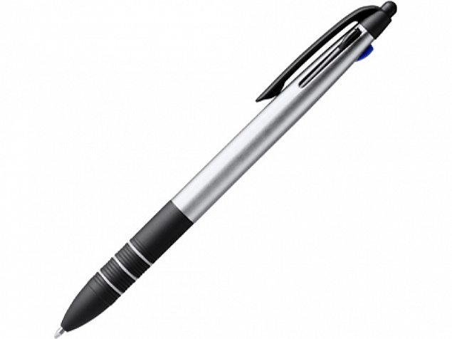 Ручка пластиковая шариковая SANDUR с чернилами 3-х цветов с логотипом в Астрахани заказать по выгодной цене в кибермаркете AvroraStore