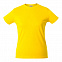 Футболка женская HEAVY LADY, желтая с логотипом в Астрахани заказать по выгодной цене в кибермаркете AvroraStore