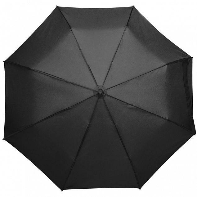 Зонт складной Fillit, черный с логотипом в Астрахани заказать по выгодной цене в кибермаркете AvroraStore
