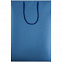 Пакет бумажный «Блеск», средний, синий с логотипом в Астрахани заказать по выгодной цене в кибермаркете AvroraStore