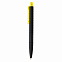 Черная ручка X3 Smooth Touch, желтый с логотипом в Астрахани заказать по выгодной цене в кибермаркете AvroraStore