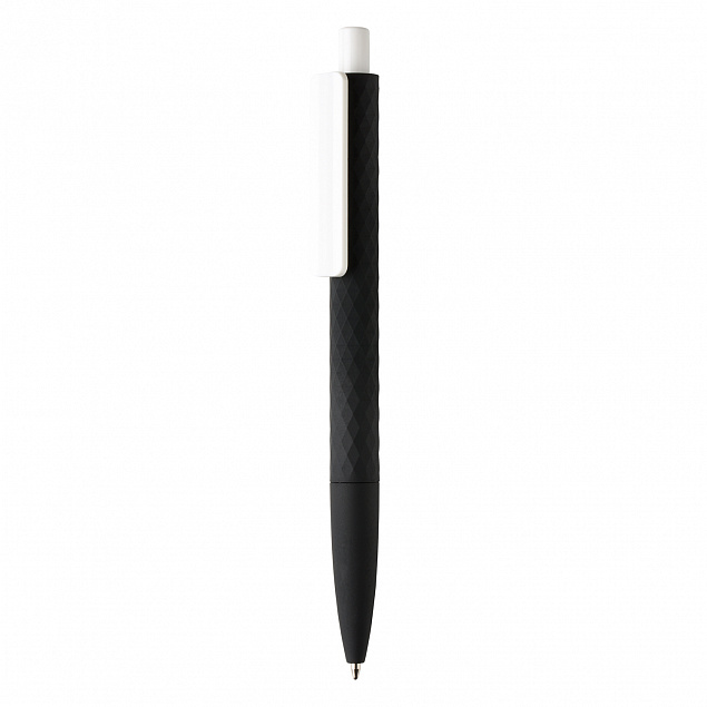 Ручка X3 Smooth Touch, черный с логотипом в Астрахани заказать по выгодной цене в кибермаркете AvroraStore