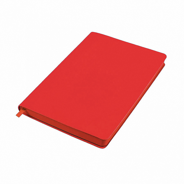 Ежедневник недатированный Pulpy, А5,  красный, кремовый блок, красный срез с логотипом в Астрахани заказать по выгодной цене в кибермаркете AvroraStore