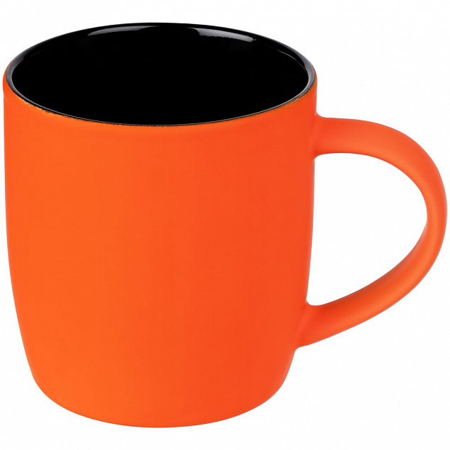 Набор Color Block, оранжевый с черным с логотипом в Астрахани заказать по выгодной цене в кибермаркете AvroraStore
