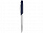 Ручка шариковая Geneva, серебристый/темно-синий с логотипом в Астрахани заказать по выгодной цене в кибермаркете AvroraStore