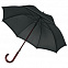 Зонт-трость Unit Reflect, черный с логотипом в Астрахани заказать по выгодной цене в кибермаркете AvroraStore