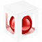 Елочный шар Finery Gloss, 10 см, глянцевый красный с логотипом в Астрахани заказать по выгодной цене в кибермаркете AvroraStore