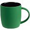 Кружка Surprise Touch Black c покрытием софт-тач, зеленая с логотипом в Астрахани заказать по выгодной цене в кибермаркете AvroraStore