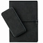 Внешний аккумулятор, In Velour, 10000 mah, черный,  подарочная упаковка с блистером с логотипом в Астрахани заказать по выгодной цене в кибермаркете AvroraStore
