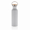 Бутылка из нержавеющей стали с бамбуковой крышкой Modern с логотипом в Астрахани заказать по выгодной цене в кибермаркете AvroraStore