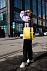 Шоппер Superbag Bubble (желтый с черным) с логотипом в Астрахани заказать по выгодной цене в кибермаркете AvroraStore