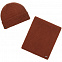 Шарф Bernard, коричневый (терракота) с логотипом в Астрахани заказать по выгодной цене в кибермаркете AvroraStore
