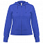 Толстовка женская Hooded Full Zip ярко-синяя с логотипом в Астрахани заказать по выгодной цене в кибермаркете AvroraStore