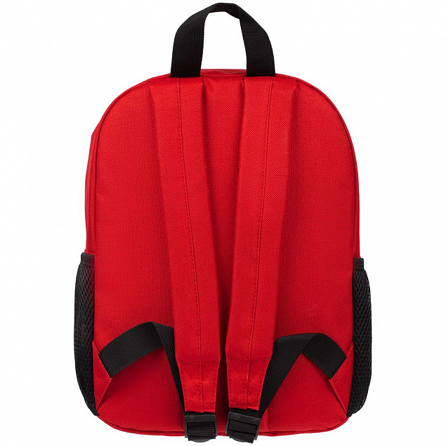 Детский рюкзак Comfit, белый с красным с логотипом в Астрахани заказать по выгодной цене в кибермаркете AvroraStore