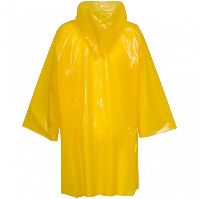 Дождевик-плащ CloudTime, желтый с логотипом в Астрахани заказать по выгодной цене в кибермаркете AvroraStore